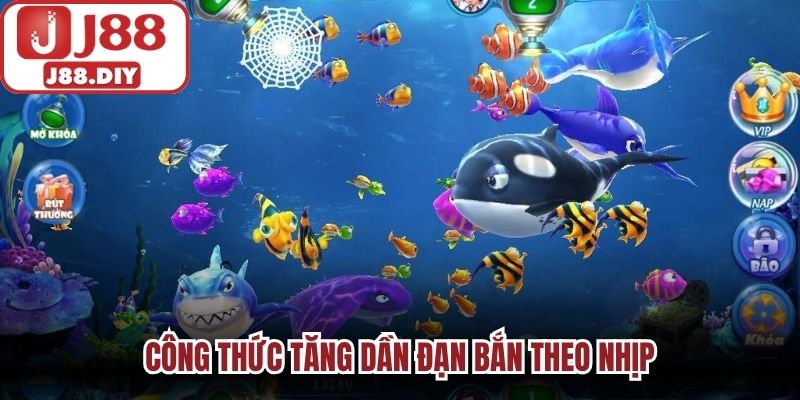 Công thức tăng dần đạn bắn theo nhịp