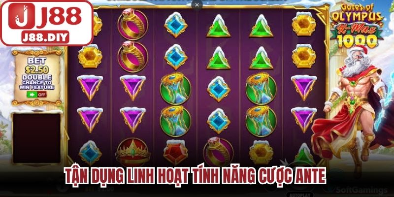 Tận dụng linh hoạt tính năng cược Ante